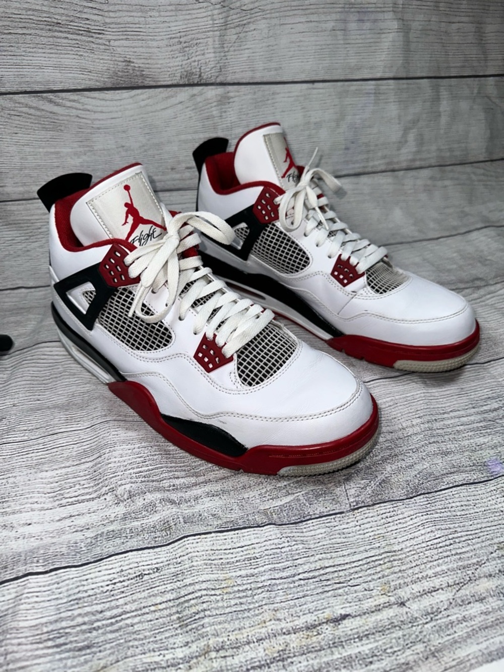 Nike Air Jordan 4 Fire Red 308497-110 2012 size 12 M